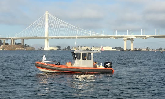 Rent 27ft Fletcher Inflatable Boat in San Francisco California