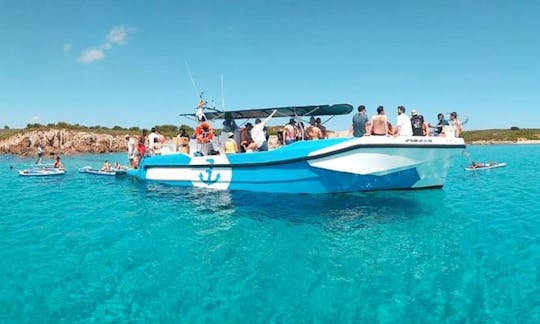 Boat tour from Fornells, Spain