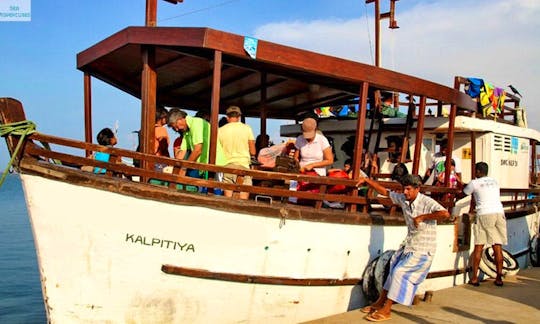 Enjoy Sunset Cruise in Kalpitiya, Sri Lanka on 40' Passenger Boat