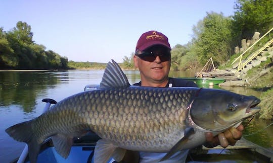 Enjoy Fishing in Petrinja, Croatia on Hanna Houseboat