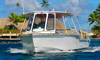 Boat Dive In Tahiti Island
