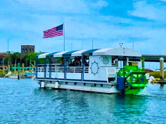 Custom Pedal Pontoon Bar! Charleston's favorite Party Boat with Stereo System!
