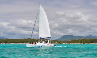 Enjoy Sailing on a 21 people Cruising Catamaran Charter in Trou d'Eau Douce, Mauritius