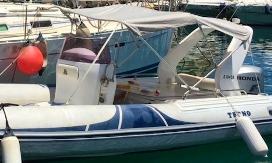 Charter 22' Techno Rigid Inflatable Boat in Il-Kalkara, Malta
