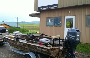 River Jet Boat Fishing Charter in Montana