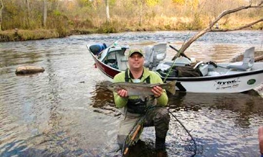 Guided Fly Fishing Trip On Salmon River