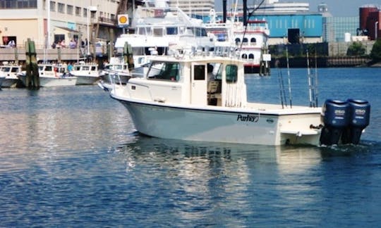 Profitez de la pêche sur un bateau Parker Pilothouse de 28 pieds à Brookhaven, New York