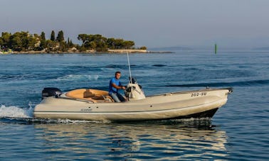 Ride through the Waves on a  Rigid Inflatable Boat Charter in Supetar, Croatia