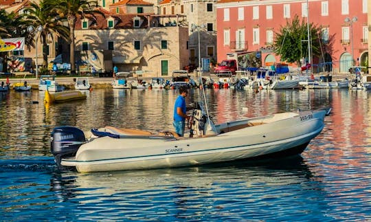 Ride through the Waves on a  Rigid Inflatable Boat Charter in Supetar, Croatia