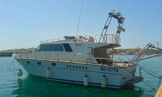 Relax and Enjoy the view of Lampedusa, Italy on this Motor Yacht