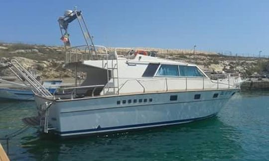 Relax and Enjoy the view of Lampedusa, Italy on this Motor Yacht