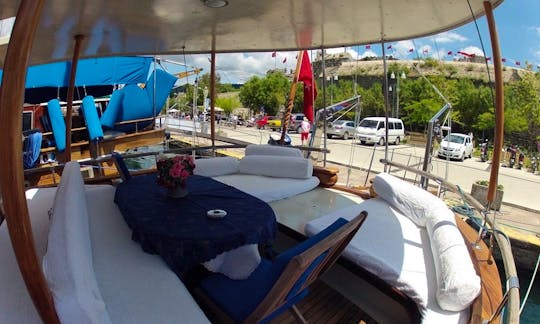 Sailing Charter On 56' Traditional Wooden Gulet In Bodrum, Turkey