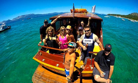 40' Chris Craft Venetian Water Taxi Rental In South Lake Tahoe, California