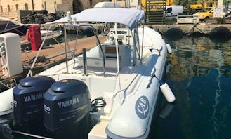 Charter 28' Nautica Cab Rigid Inflatable Boat in Il-Kalkara, Malta