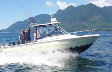 Fishing Trip on 25ft "Tyee One" Fishing boat with Lodging in Zeballos