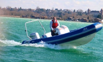 Rent Rigid Inflatable Boat in Estavayer-le-Lac, Switzerland