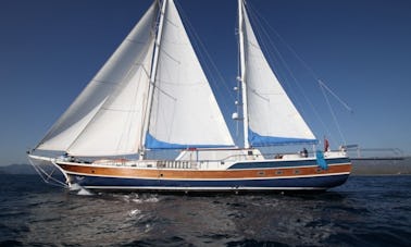 Charter 108' Ece Berrak Gulet em Muğla, Turquia