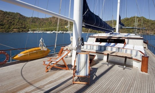 Charter 102' Ugur Gulet in Muğla, Turkey