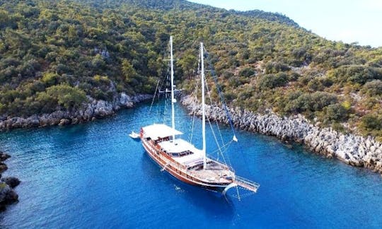 Charter 102' Ugur Gulet in Muğla, Turkey