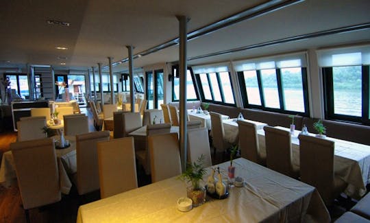 Enjoy Sightseeing in Beograd, Serbia on 98' Kej 1 Passenger Boat