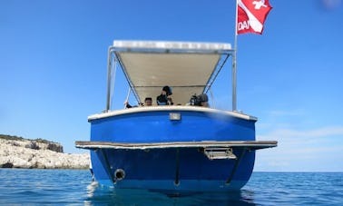 Dive Boat In Kefallonia