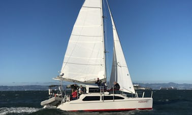 Safe & solid sailing catamaran - Green power! Stunning beauty & great location!