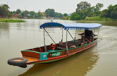 Traditional Water Taxi Tour in Ayutthaya, Thailand