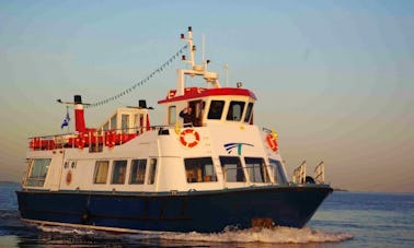 Crucero de pasajeros de acero en Edimburgo