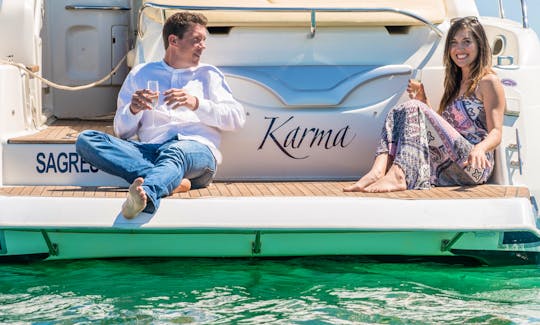 Karma 41ft Motor Yacht rental and cruise in Lagos
