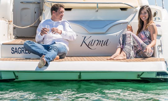 Karma 41ft Motor Yacht rental and cruise in Lagos