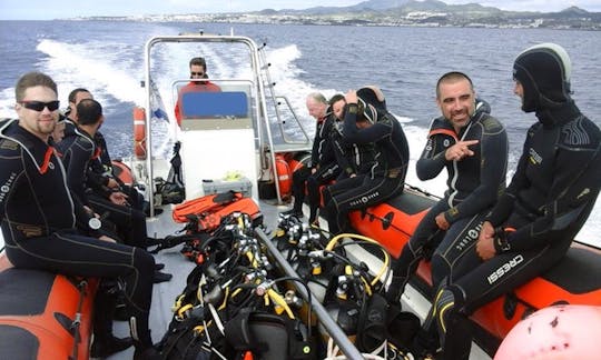 Scuba Dive Boat In Ponta Delgada