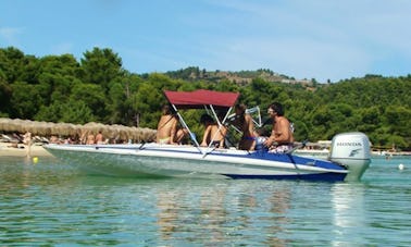 Rent a Center Console for 5 People in Skiathos, Greece