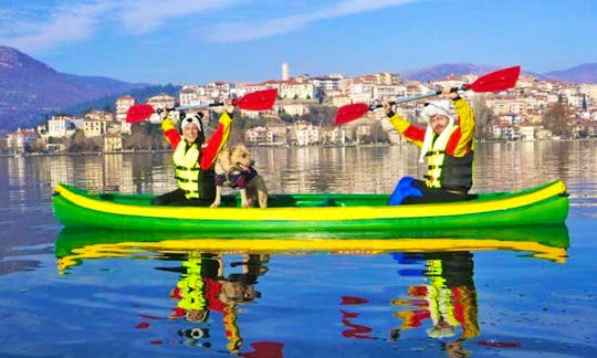 Unsinkable Canoe Rental in Kastoria, Greece