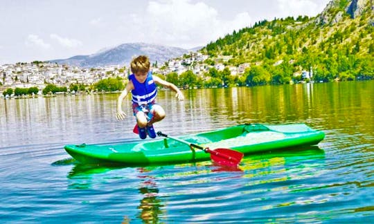 Unsinkable Canoe Rental in Kastoria, Greece