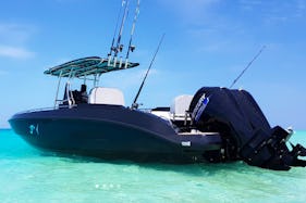 Enjoy Fishing in Malé, Maldives on 26' Center Console