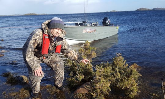 Enjoy Fishing in Galway, Ireland on Jon Boat with up to 6 guests