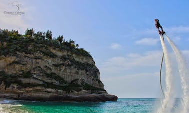 Disfruta del flyboarding en Tropea, Italia