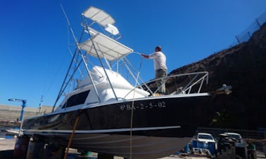 Location de yacht de pêche sportive Bertram 31 dans les îles Canaries