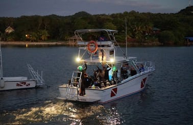 35' Dive Boat In West End, Honduras