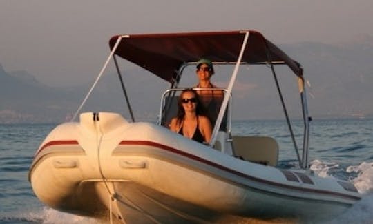 Charter 18' Mariner 560 Rigid Inflatable Boat in Betina, Croatia