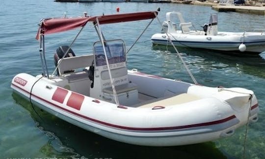 Charter 18' Mariner 560 Rigid Inflatable Boat in Betina, Croatia