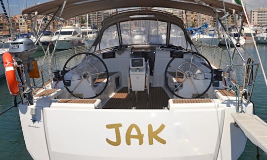 Charter 44ft "Jak" Sun Odyssey 449 Sailing Yacht In Nettuno, Italy