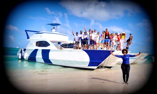 CATAMARAN VIP PARTY BOAT-SNORKED-NATURAL POOL EVERYTHING INCLUDED