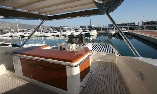 Charter 76' Ulisse Aicon Power Mega Yacht in Voula, Greece