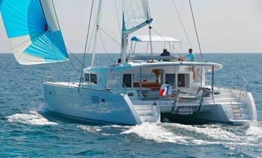 Charter 46' Artemis Lagoon Cruising Catamaran in Kontokali, Greece