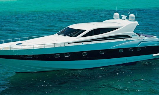 Charter a 78 ' Motor Yacht in Eivissa, France for up to 12 Persons