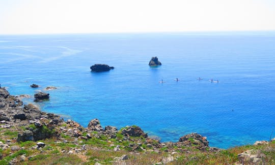 クロアチア、ヴィス島、ミルナでスタンドアップパドルボードをお楽しみください