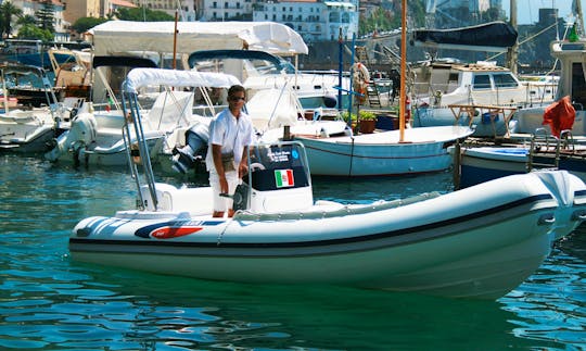 Rent Selva 540 Rigid Inflatable Boat in Amalfi, Italy