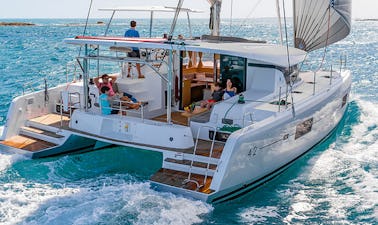 Charter 42' Lagoon Cruising Catamaran in Vathis, Greece