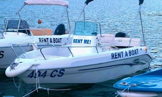 Deck Boat Rental in Cres